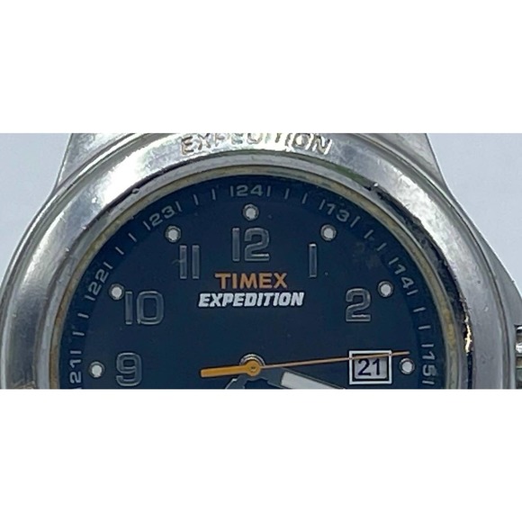 Timex Expedition Watch Indiglo WR 100m Analog Wristwatch New Battery - Picture 6 of 7